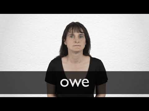 Owe meaning Owe meaning