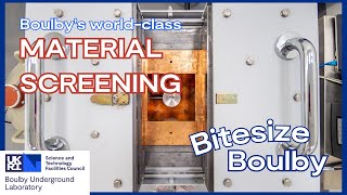 Bitesize Boulby - Ep. 4, Material Screening