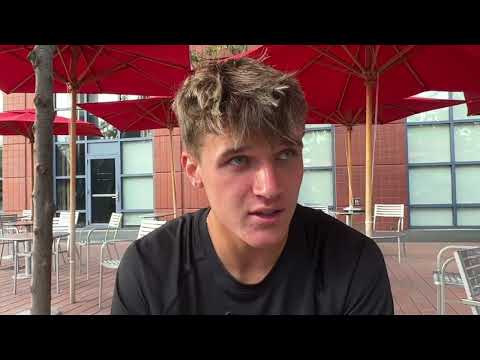Jakub Menšík po výhře v 1. kole kvalifikace | US Open 2023