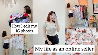 Vlog 1- Life of an Online Seller (Product Shoot Clips + How I edit my photos on Instagram)