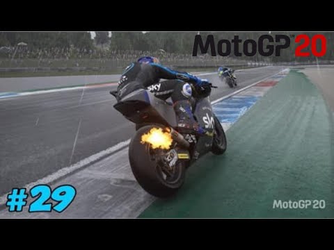 MotoGP 20 Career Mode Part 29 | WET ASSEN WITH SHOT TYRES! | MotoGP 2020 Game | PS4 PRO Gameplay