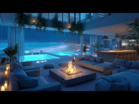 Luxury Oceanside Villa at Night 🌊 8 Hours of Deep Sleep Ambience