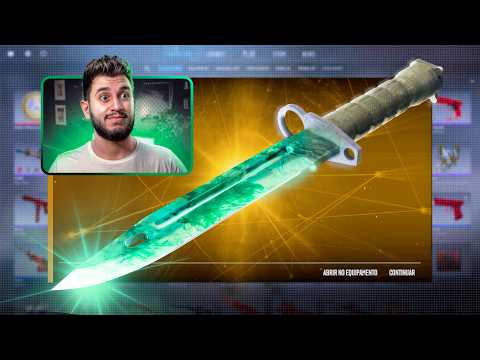 ABRI 50 CAIXAS E DROPEI FACA COM A MELHOR SKIN DO CS2