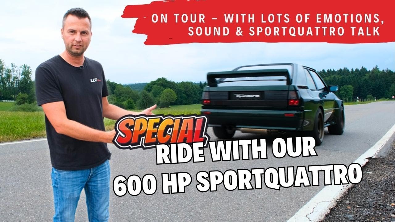 On tour with our green Sportquattro 600 hp - Driving pleasure, emotions & updates - LCE Performance