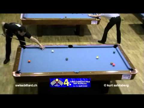 9Ball GPO 2009 L16 Daryl Peach (GBR) vs Klaus Zobrekis (GER) Part 4