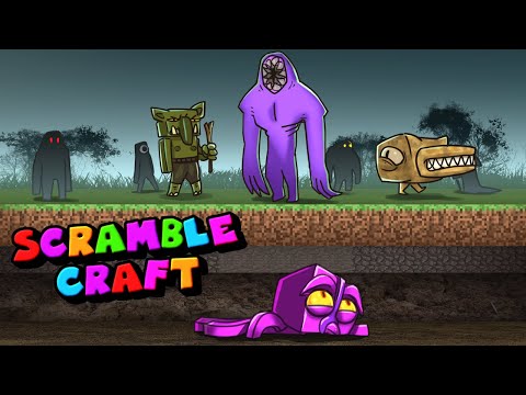 Kraken Kid | Minecraft - Minecraft - HIDING FROM OVERPOWERED MONSTERS! (Scramble Craft)