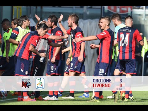 Crotone - Livorno 3-0 · Highlights ampia sintesi · 8° Giornata Serie B 2015/2016