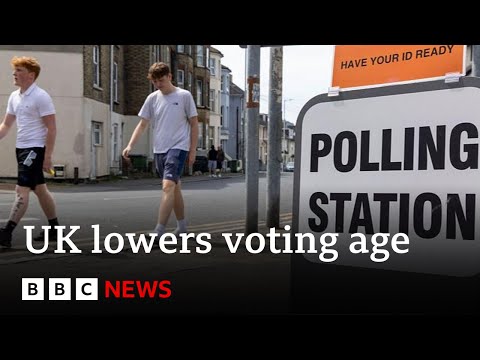 英國投票年齡將在下次大選前降至 16 歲 | BBC News (UK voting age to be lowered to 16 by next general election | BBC News)