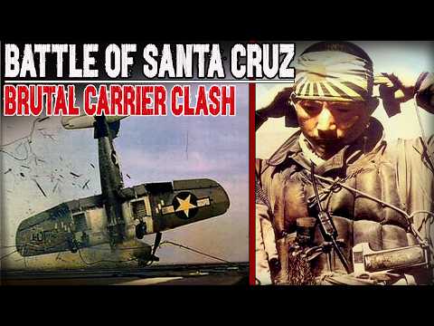 Battle of Santa Cruz: Rare Footage of USS Hornet Sunk, Japan’s Air Power Broken | WW2 Documentary