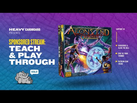 Aeon's End - Outcasts - Solo Teaching & Play-through by Heavy Cardboard
