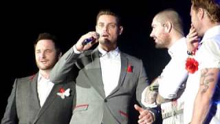 Boyzone Keith&#39;s high notes 13th March 2011 Glasgow