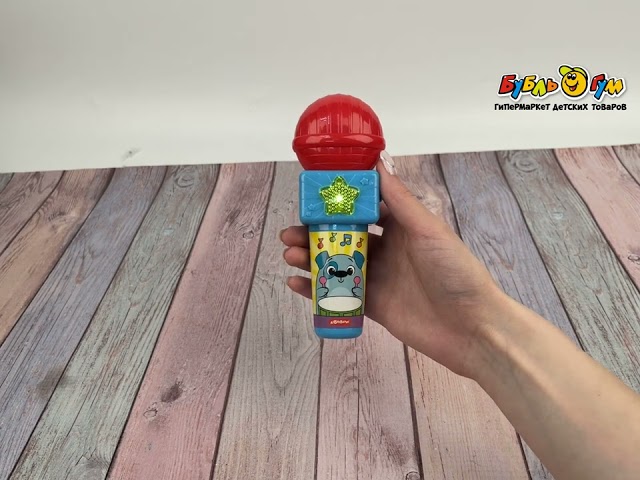 Игрушка озвученная Азбукварик Микрофончик Я играю и пою 10песен - видео