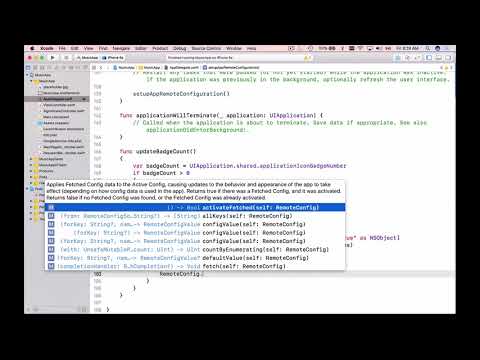 Firebase Remote Config with Swift - 5 -  Fetch and Activate Remote Config Values