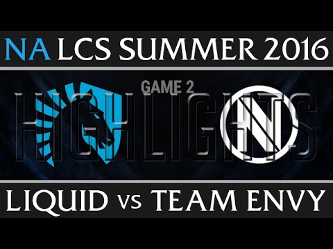 Liquid vs Team Envy Highlights, Game 2 NA LCS Week 5 Day 2 Summer 2016 - TL vs NV G2