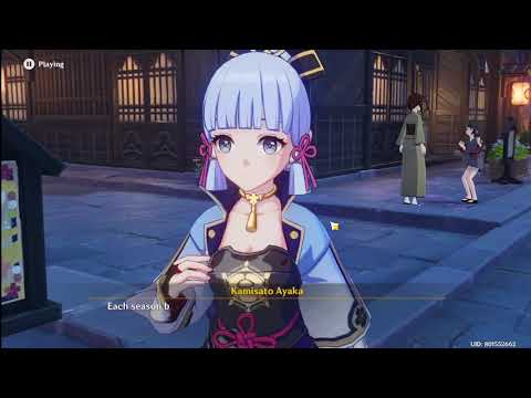 Ayaka Story 1   Genshin Impact