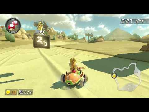 GCN Dry Dry Desert [200cc] - 1:16.879 - Panda (Mario Kart 8 Deluxe World Record)