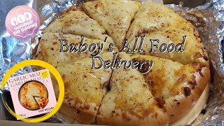 GIANT MOZZARELLA PIZZA BURGER FROM BUBOY'S ALL FOOD DELIVERY | FOOD REVIEW - KUSINA NI NENOY