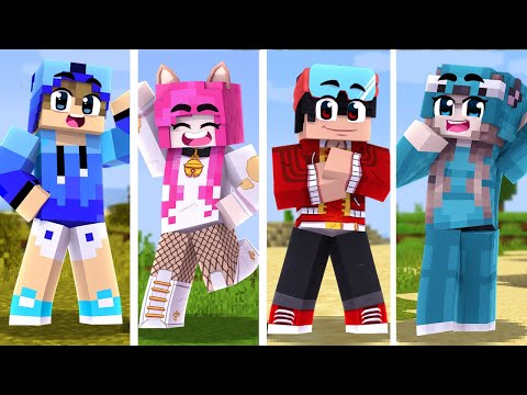 NOVA SÉRIE COM MINGUADO, MIAUZINHA, JEREDY E LUA99 - MINECRAFT