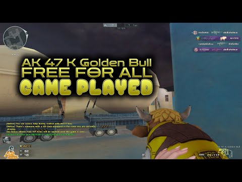 Crossfire West | AK-47-K-Golden Bull Free For All Game played
