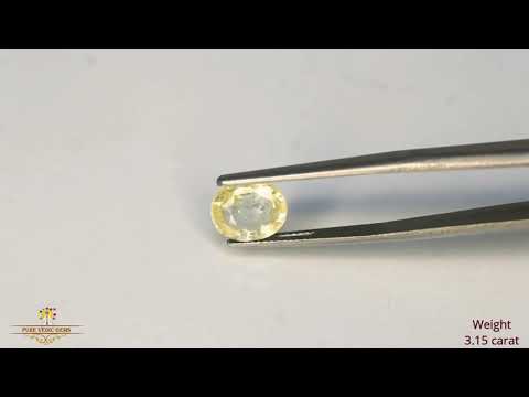 Yellow Sapphire 3.15ct. (Luxury) video