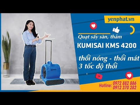 Máy sấy sàn công nghiệp 2 chế độ: nóng - mát Kumisai KMS 4200