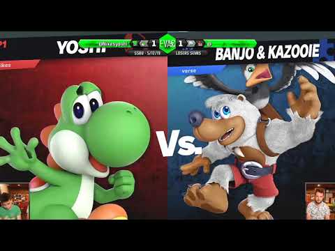 EVAC 5/12/19 - SSBU - VLT | Nikes (Yoshi) vs Verse (Banjo & Kazooie) - Losers Semis