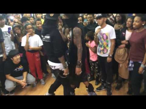 Les twins Larry freestyle in philly workshop 2014!!!