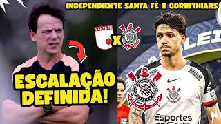 ESCALAÇÃO do CORINTHIANS CONFIRMADA contra o Santa Fé | PRÉ-JOGO CORINTHIANS X SANTA FÉ