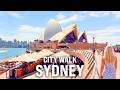 SYDNEY City Walk 2025 Australia Walking Tours For Big TVs 4K 60fps