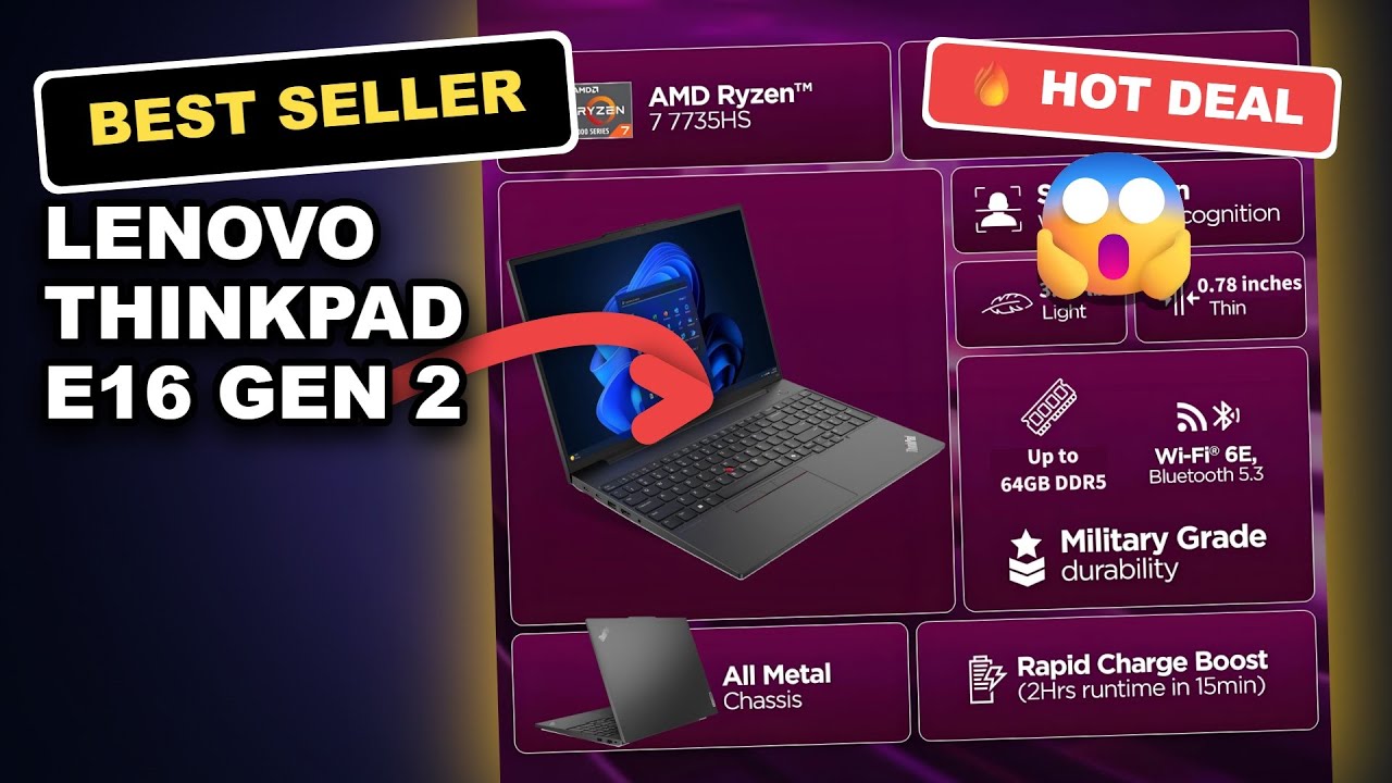 Lenovo ThinkPad E16 Gen 2 Business Laptop: Is It Worth the Investment?