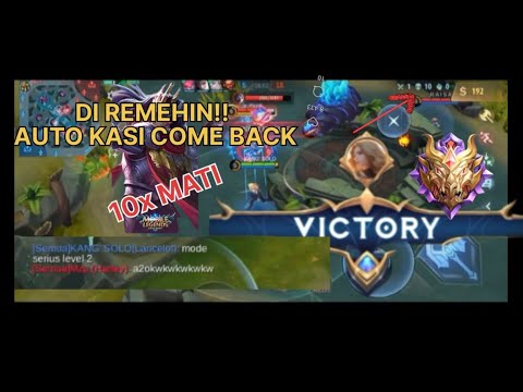PRANK LANCELOT MATI 10X DI RANK MAYTIC |auto di  bcotin TIM||MLBB lucu exe