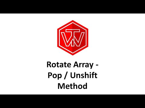 Rotate Array Leetcode 189 Pop Unshift Coding Interview Tutorial