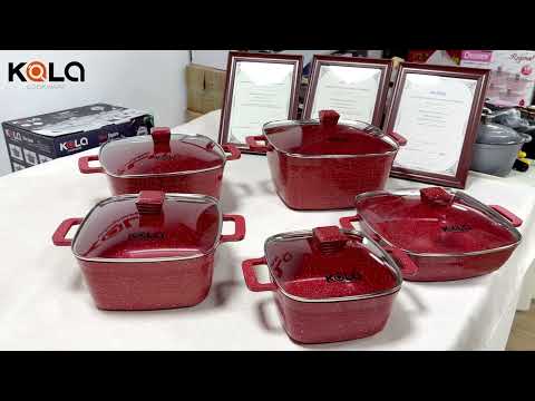 KALA 16pcs square casserole