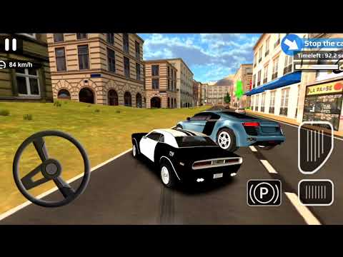 Crime Car Driving Simulator-Driving a police car and chasing criminals-gams-Android Gameplay‏