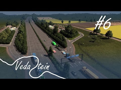 [Cities Skylines] Vedastein #6 - Pequena área de descanso em rodovias