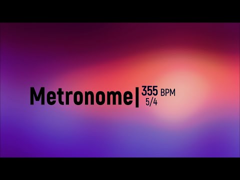 355 BPM 5/4 Metronome