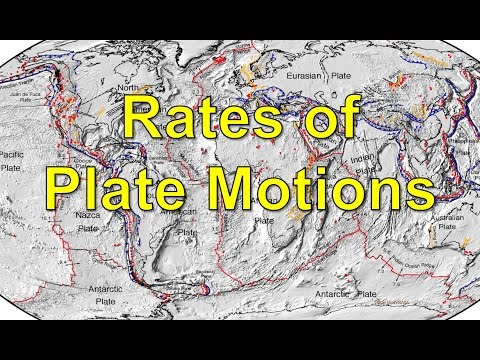 プレートの動きのレート (Rates of Plate Motions)