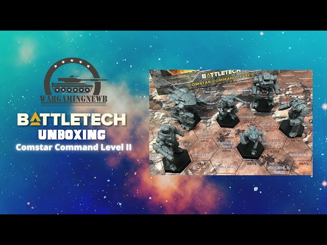 Vídeo relacionado con Catalyst Game Labs | BattleTech ComStar Command Level II | Juego de miniaturas | A Partir de 14 años | 2-10 Jugadores | 30 Minutos de Tiempo de Juego, Gris