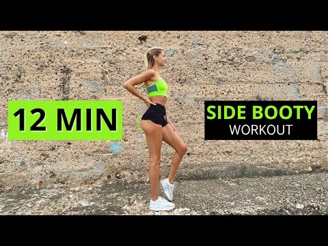 12 MIN. SIDE BOOTY WORKOUT - Floor only, knee friendly | train for round hips