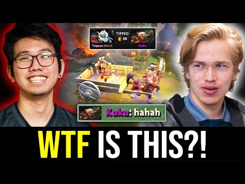 T1 having fun with NEW PATCH - TOPSON vs KUKU WHITEMON DOTA 2