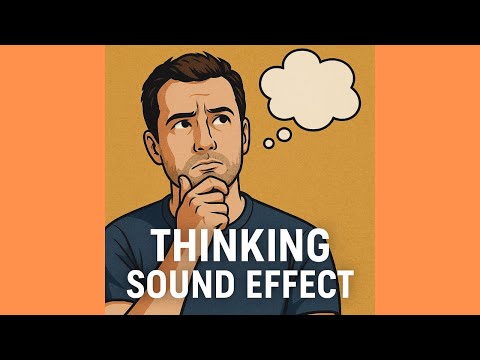 🧠 Thinking Sound Effect – Curious Male Humming Audio