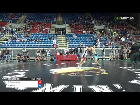 Junior GR 160 Round of 32 - Chase Pomeroy (MN) vs. Jake Rando (LA)