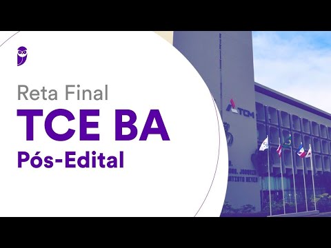 Reta Final TCE BA Pós-Edital: AFO - Prof. Gabriela Zavadinack