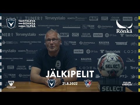 ACOTV: Rönkä jälkipelit AC Oulu - FC Inter 21.8.2022 (Veikkausliiga)