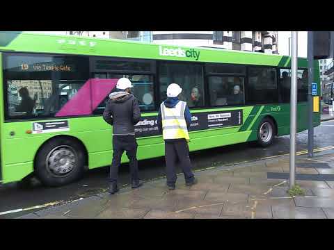 First Leeds 69345 at Leeds city center