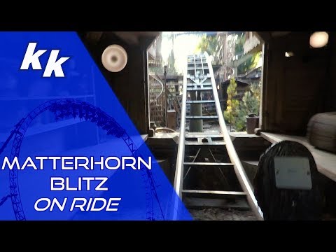 Matterhorn Blitz- Europa Park 2017 (On ride/ 2k 60 fps)
