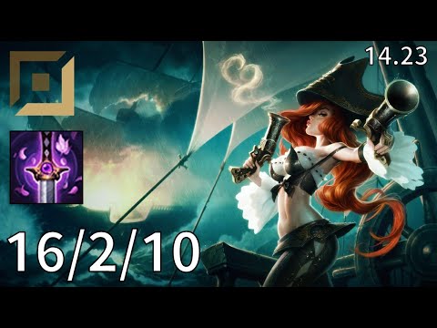 Miss Fortune ADC vs Xayah - EUW diamond | Patch 14.23
