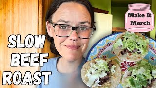 Slow Cooker Beef Roast | #makeitmarch | Hamakua Homestead