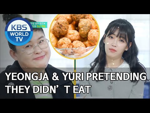 Yeongja & Yuri pretending they didn’t eat [Stars' Top Recipe at Fun-Staurant/ENG, IND/2020.04.28]