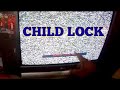 Child Lock On TV Problem How To Unlock Child Lock Remote Trick टीवी चाइल्ड ल�